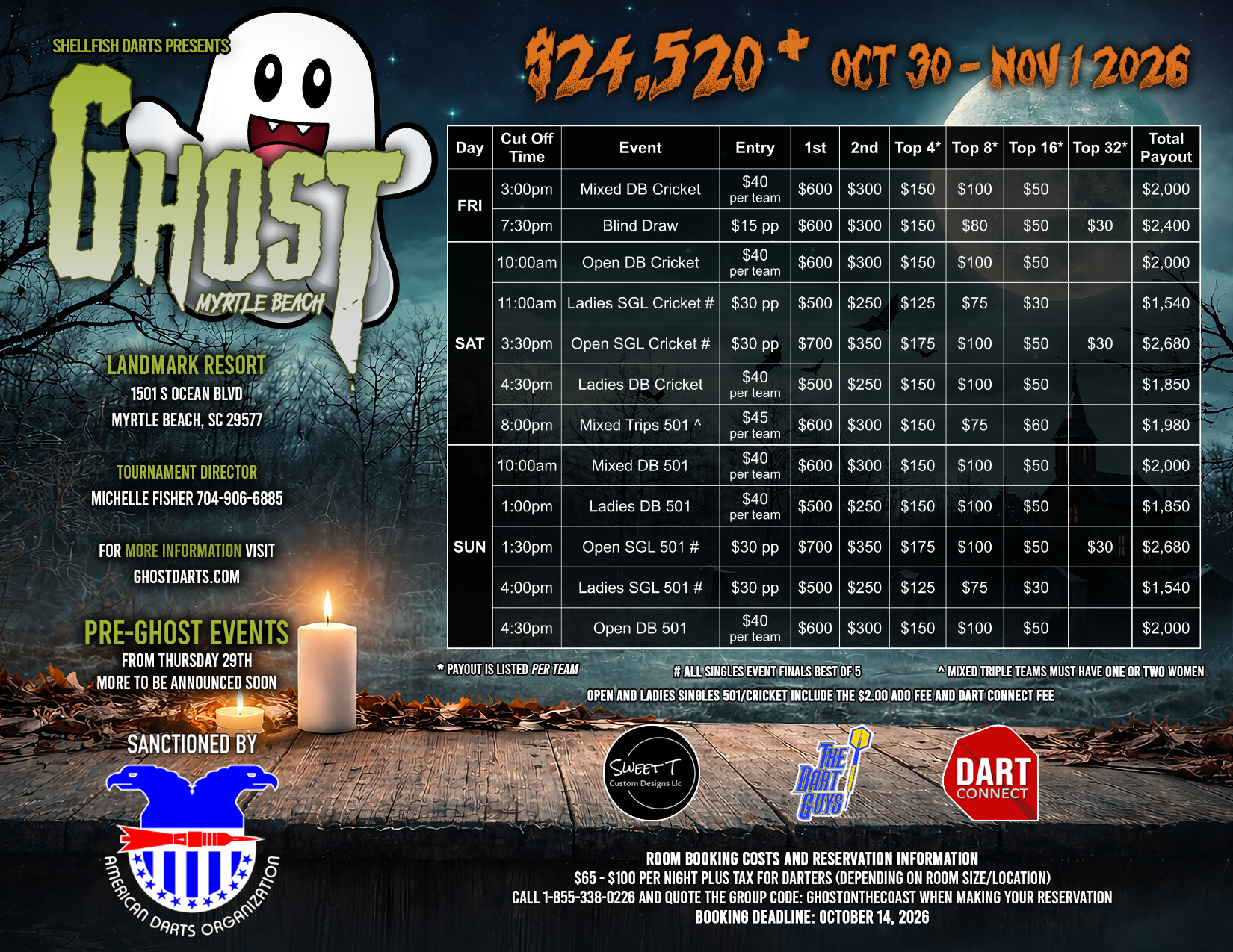 The Ghost 2026 Tournament Flyer